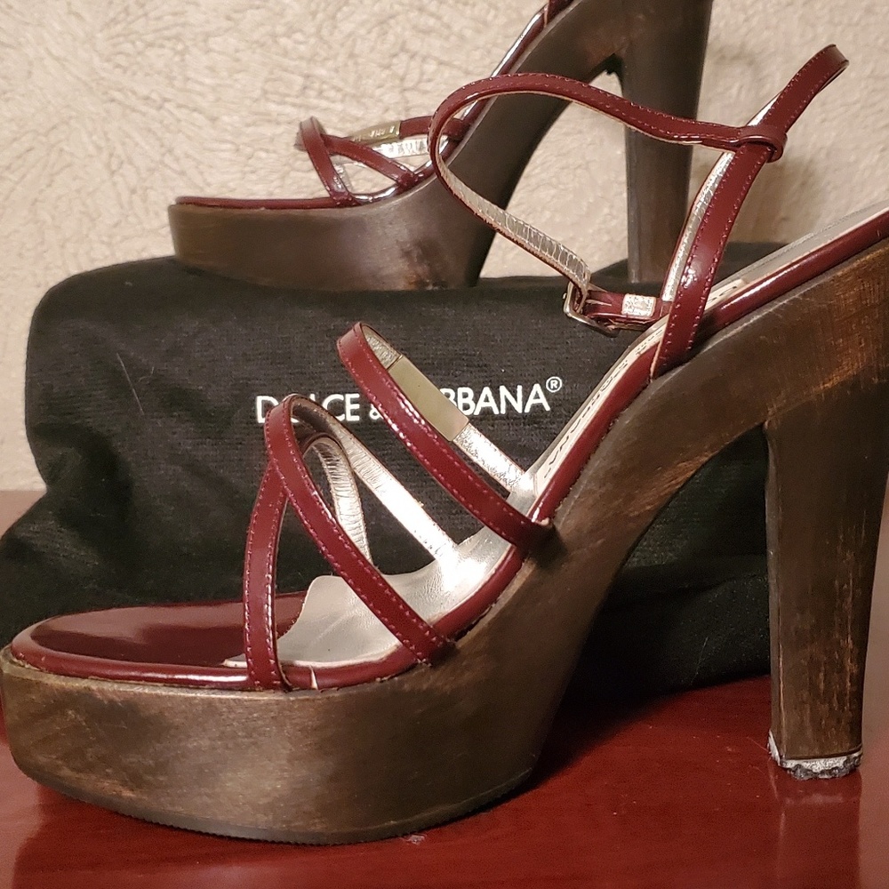 Dolce and Gabbana platform heel